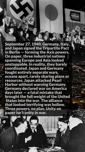 Germany and Japan Were Allies Who Fought Two Separate Wars