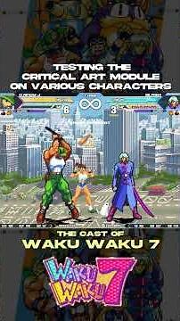 [V-IKEMEN] Critical Arts - Waku Waku 7 HaraHara Showcase #mugen #ikemengo #wakuwaku7
