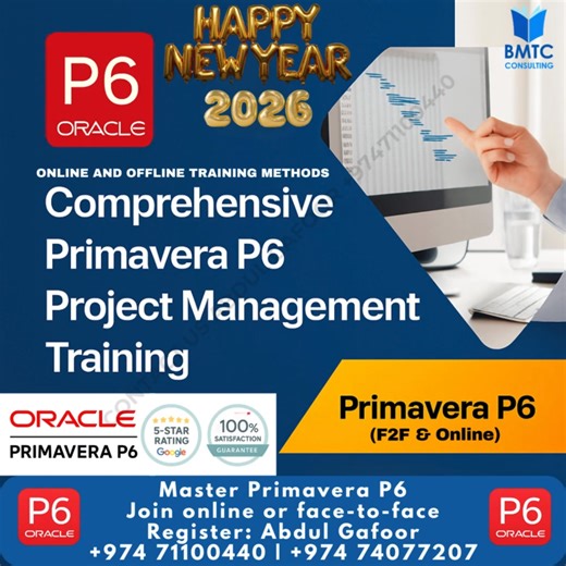 From Basics to Advanced | Primavera P6 (Version 24) Training (Hybrid...