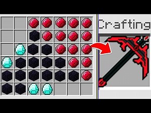 HOW TO CRAFT A $100,000 RAINBOW PICKAXE! in Minecraft - Minecraft 1.13 Crafting Recipe | JeromeASF