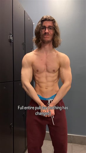 Lucas Simmons on Instagram: "Here is my entire pull workout. Nothing has changed. When I do add deadlifts in I will be taking my t bar row down a set and possibly taking out the low cable rows (I have another Sagittal plane movement on my upper day) 1. Tbar Row x3 - 6-10 reps 2. Pull ups or other frontal plane pull x2 - 6-10 reps 3. Preacher Curls x2 - 6-10 reps, SA x1 - 6-10 reps 4. Rear Delt Fly x2 ea - 6-10 reps 5. SA cable Low Row x2 ea - 6-10 reps #gym #fitness #workout #backworkout #reels"