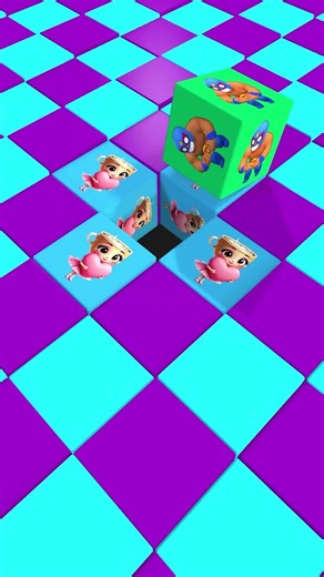 NEW Colour Match Puzzle Challenge Balerina Cappuccina🩰 #shorst #games #3dboxs #gaming #sprunki