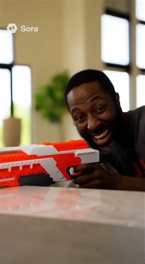 Nothing like a fun Nerf game with the kids #explore #nerf #kids #family ￼