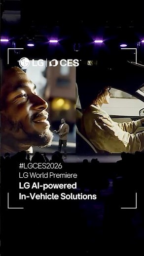 LG World Premiere – LG AI-powered In-Vehicle Solutions : LG at CES 2026 | LG