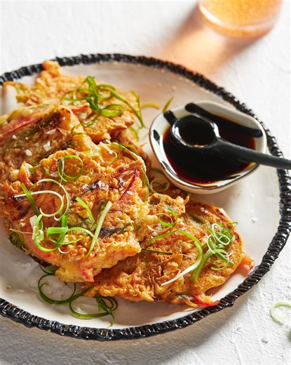 Sick of boring veg? 🥬🔥🥞 This crispy kimchi pancake is the crunch fix you need! | Marion's Kitchen