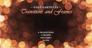 Gold Particles Transitions and Frames