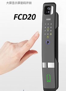 [Hot Item] Digital Safety Camera Tuya APP Face Fingerprint Password Touch Screen NFC Door Lock