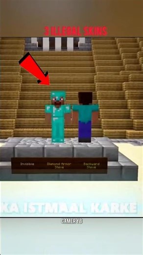 ILLEGAL Minecraft SKINS❗️ #minecraftshorts #minecraft #minecraftfacts