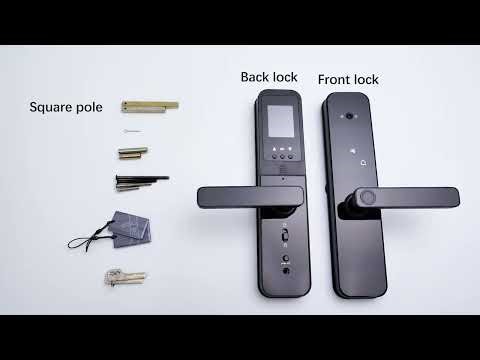 XSDTS SMART DOOR LOCK: F8 Installation video(English)
