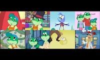 Mix of 8 videos from youtube : angry frogs toons episode 1