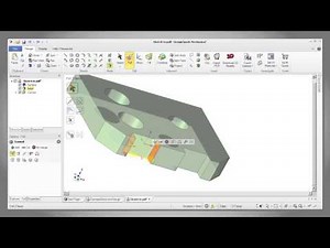 DesignSpark Mechanical - Basics - 4b. - The Pull Tool - Modifying a model using pull Video Lecture | Design Sparks Tutorial: Become Design Master - 3D and Animation