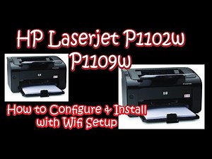 HP Laserjet 1100 Series Printer Wifi Configuration and Setup | How to Setup & Install Wifi Printer