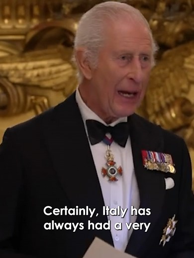 King Charles III's Heartfelt Speech in Italy