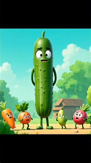 Cucumber Hero Saves the Day | Funny Vegetable Cartoon for Kids