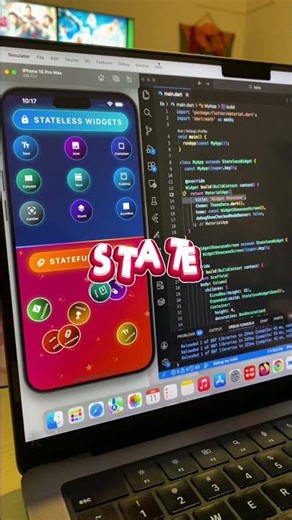 Types of widgets in Flutter.