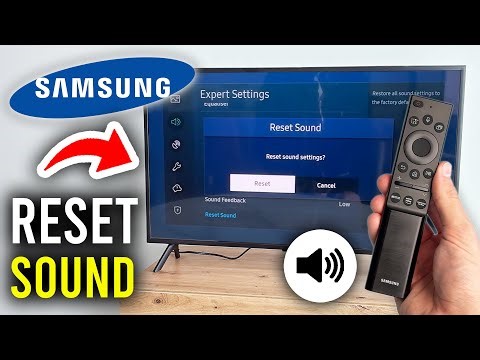 How To Reset Sound On Samsung Smart TV - Step By Step