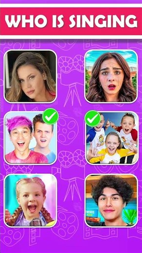 Guess The Youtuber | LankyBox, Fun Squad, Diana and Roma #guess #short #song #quiz