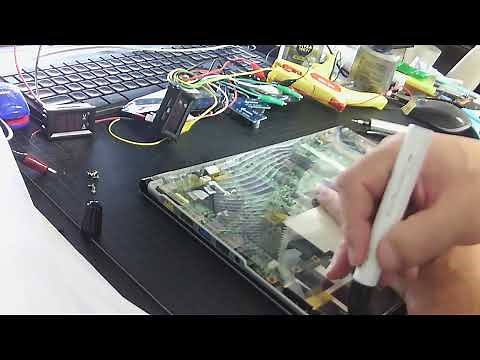 NECノートパソコンの裏蓋を交換する動画