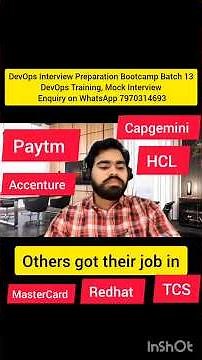 TCS Guy Senior DevOps Interview || Interview With Sai 3+ Years of Experience #devops #devopstraining