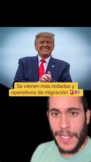 Carlos Eduardo Espina on Instagram: "Trump asegura que se vienen más redadas y operativos de migración 🚨🇺🇸"