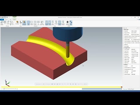 Tutorial MasterCam 2019: Draw Sweep and ToolPath Surface Finish Flowline