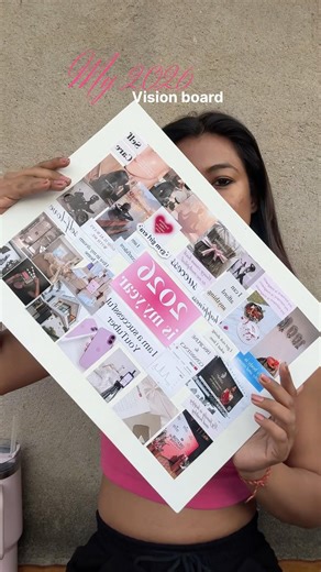 How to make vision board in 2026 | goals, growth & everything I’m manifesting.… 💕