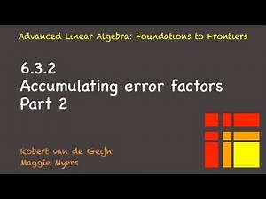 6.3.2 Accumulating error factors, Part 2