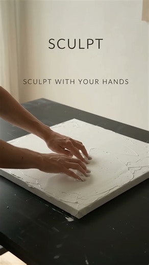 How to make a beautiful diy wall art using plaster of paris. #plasterofparis