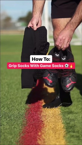 GAIN THE EDGE on Instagram: "How To Wear Grip Socks With Game Socks ⚽️ How Do You Wear Your Game Socks? 罹 #GAINTHEEDGE"