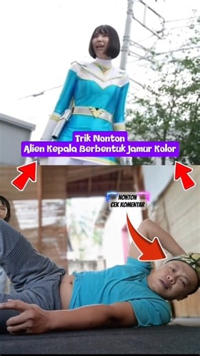 Rangers Blue Main Ena Ena Dengan Alien #supersabun #superheroine #rangersblue | SUPER SABUN