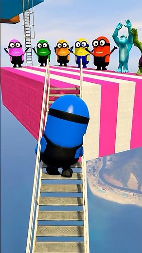 GTA 5 Epic Water Ragdolls Spiderman Jump/Fails Ep 131 #shorts