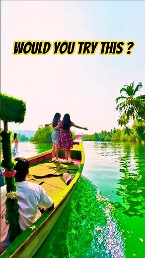 Would You Try This Boat Ride in Honnavara? #shorts