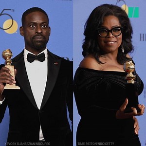 906K views · 1K reactions | Sterling K. Brown and Oprah Winfrey show why representation matters as they accept their historic Golden Globes awards. | Yahoo News | Facebook