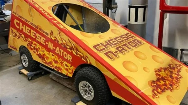 'World's weirdest car' is jet-powered hunk of CHEESE sold for £14k on Facebook