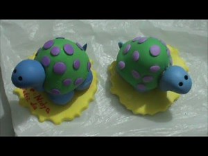 Como Hacer una Tortuga en Porcelana Fria