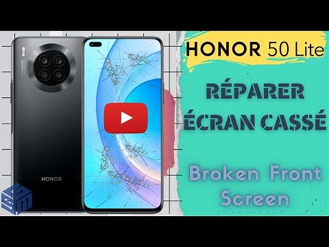 Honor 50 Lite Repair Cracked Glass / Broken Front Glass Change Without Chassis