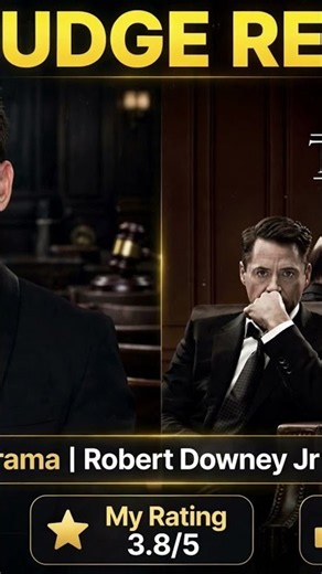 The Judge Movie Review starring RDJ||Court Room Drama