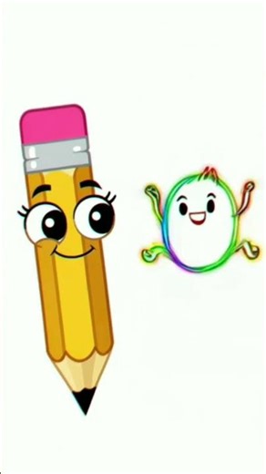 “Cute Alien & Magic Pencil 😂✏️ | Super Funny KidsShort#KidsCartoon#FunnyCartoon#CartoonShorts#viral