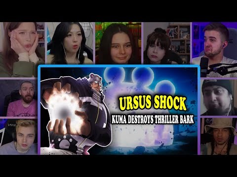 URSUS SHOCK! Kuma Destroys Thriller Bark | One Piece Episode 376 Reaction Mashup