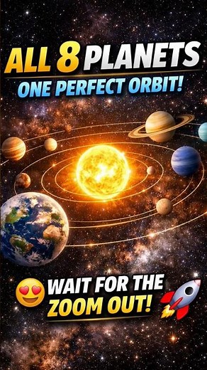 All Planets Dancing Around the Sun 🌍🪐 | Stunning 3D Solar System.