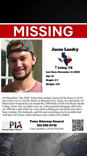 Missing Jason Landry | Missing People In America