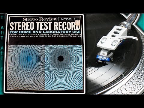 Setup your vinyl by EAR! 1963 Test LP on a 2020 Turntable | Stereo Review Test Record