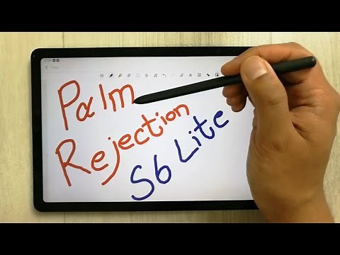Samsung S6 Lite Palm Rejection Technology - Palm Rejection With Note Taking Apps and S Pen