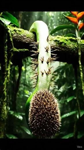 Tree Python Falls to its Death After Exploding Hedge! 😵 #wildlife #animallife #cuteanimal