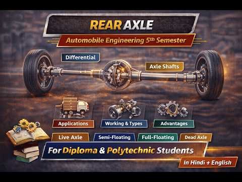 Rear Axle Made Easy | Automobile Engineering 5th Semester | Diploma & Polytechnic