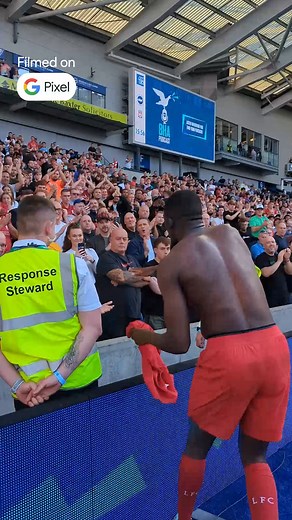 A lovely moment after full-time ❤ | Liverpool FC