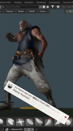 Ancient Monk Warrior Sculpting in Blender | Detailed 3D Character Process
