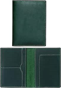 HIFA Leather Passport Holder, Handmade Passport Cover with Card and Ticket Slot - Genuine Leather, Elegant Design, Easy Access - Passport Case, Passport Wallet, Passport Holder