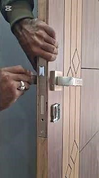 # Lock install with door 🚪