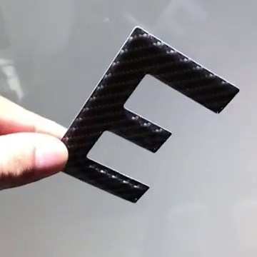 Carbon Fiber Gel Number Plates